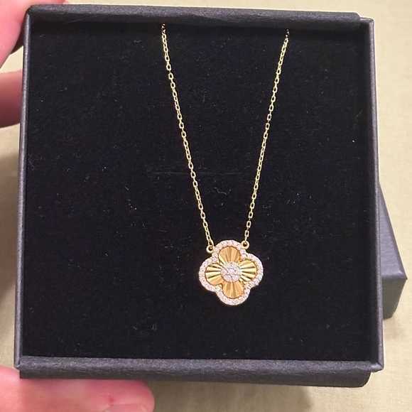 RACHEL ZOE - Sterling Silver Cubic Zirconia Necklace - Picture 1 of 9